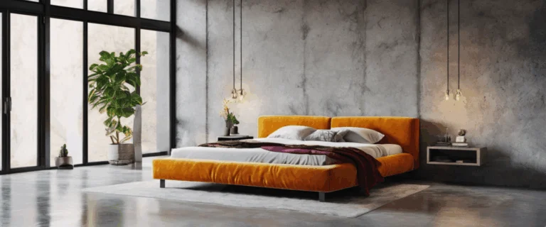 beton ciré chambre