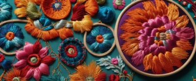 La nouvelle tendance 2025 : la broderie moderne sur supports non textiles pour une déco murale unique